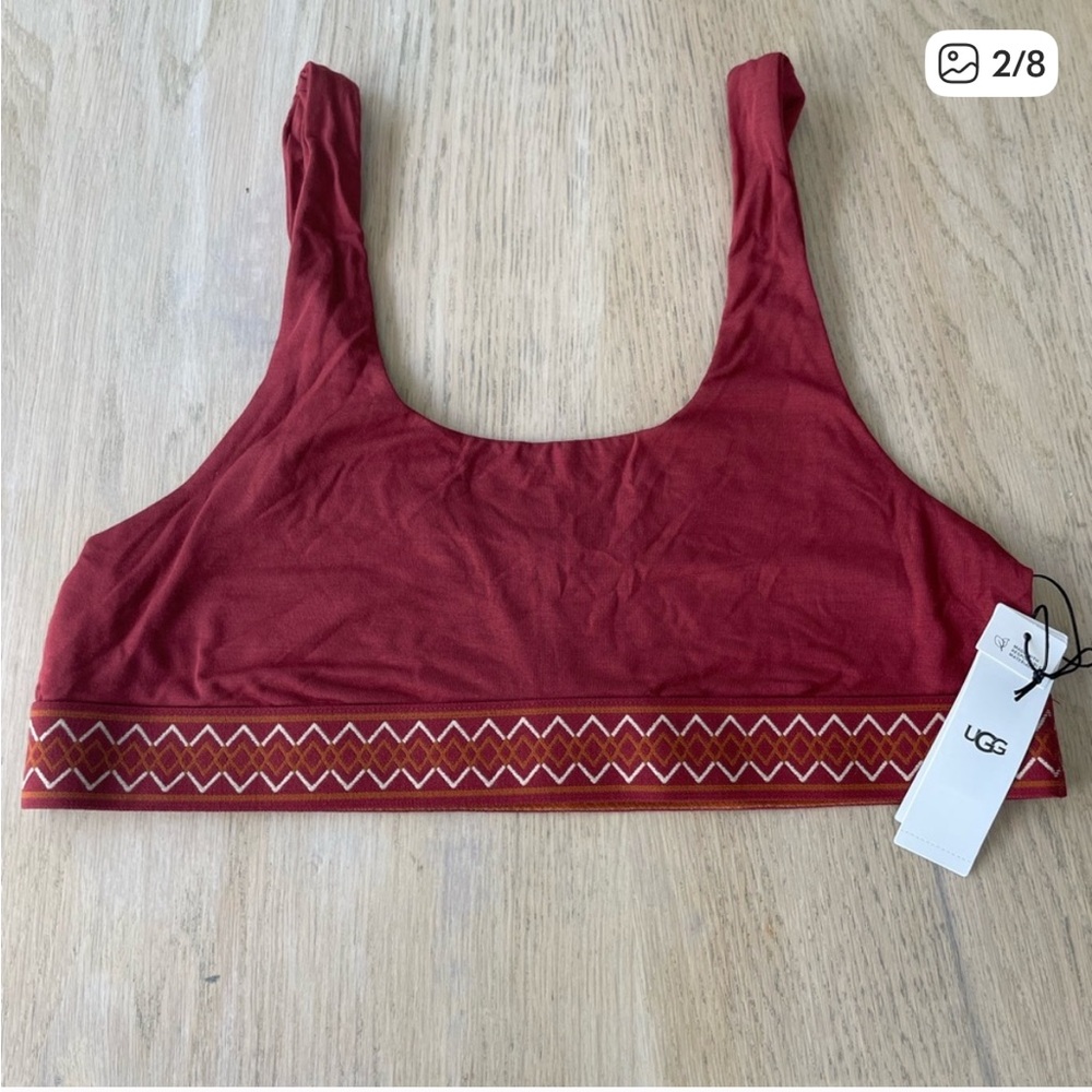 UGG workout set- Gwendolyn bralette & Paloma leggings, Color: Rubious Uggbraid - Picture 4 of 10